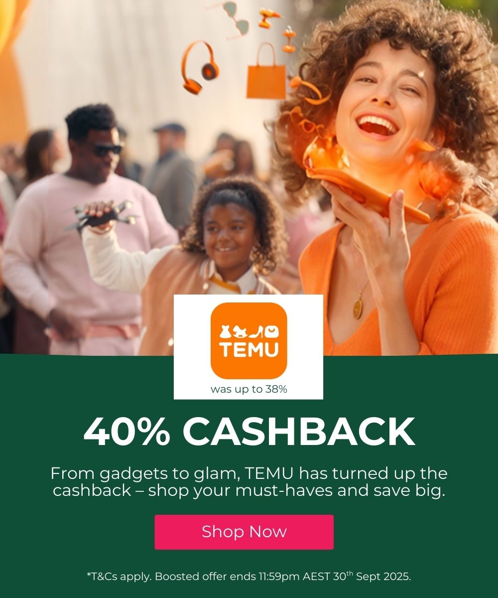 TEMU 40% Cashback
