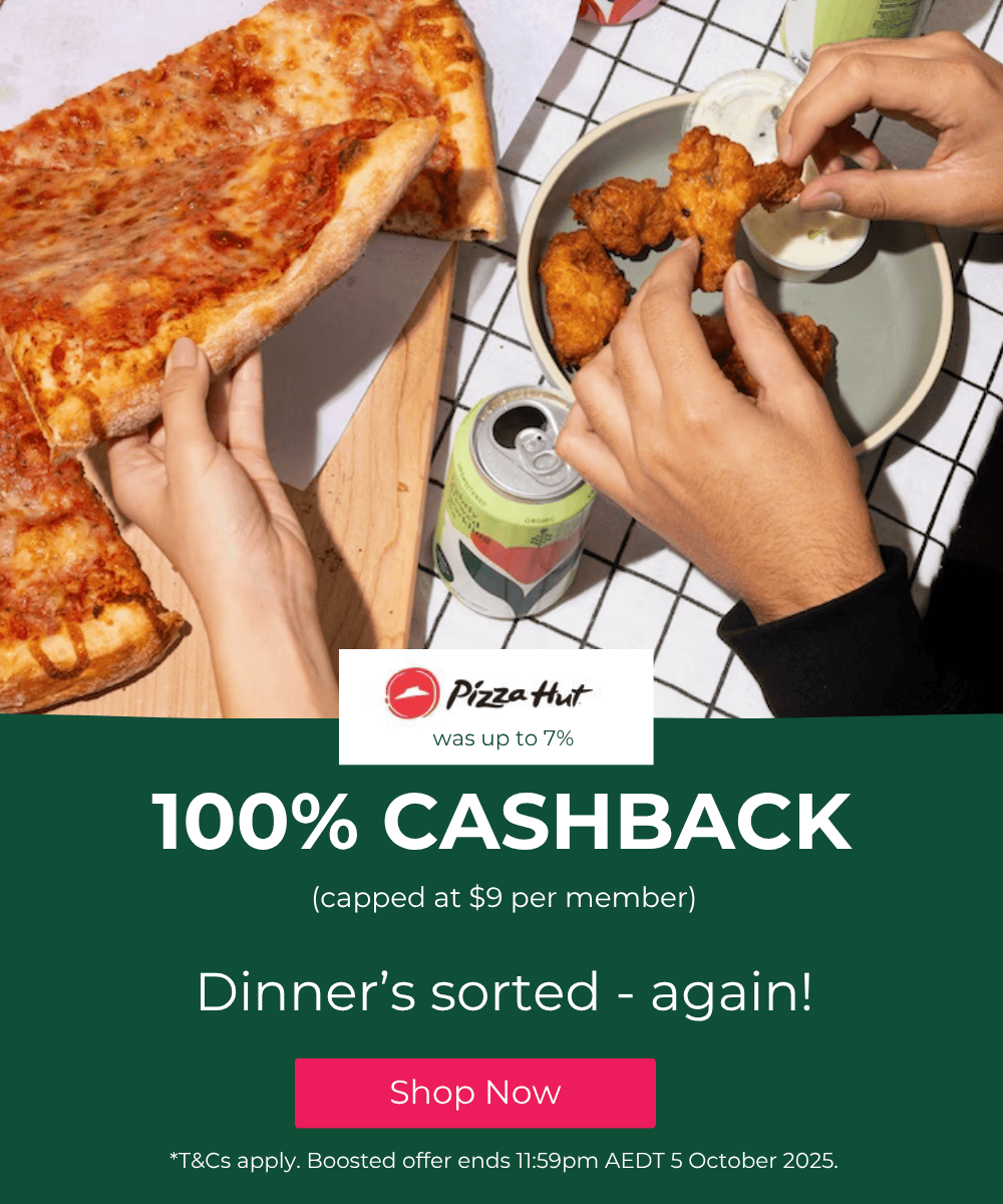 Pizza Hut 100% Cashback