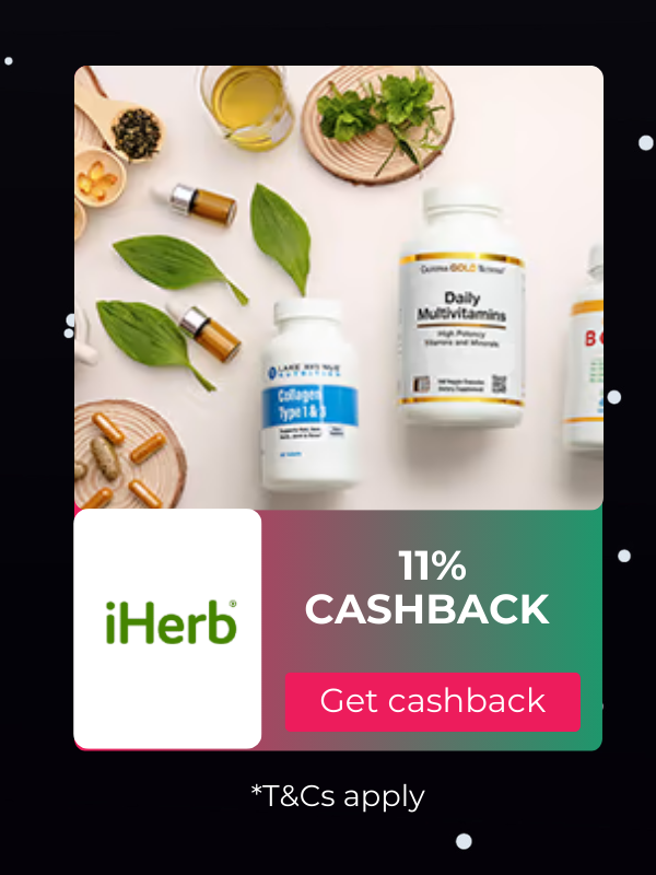 iHerb cashback at TopCashback Australia
