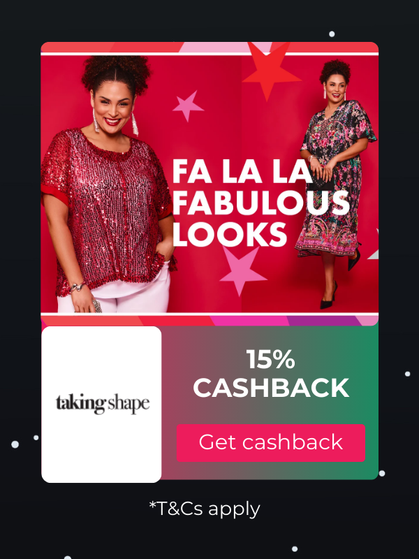 Taking Shape cashback at TopCashback Australia