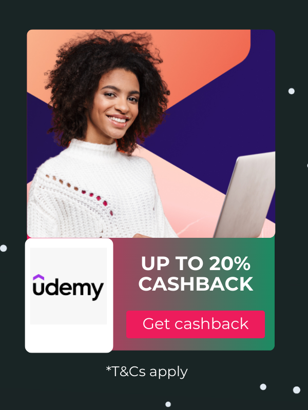 Udemy cashback at TopCashback Australia