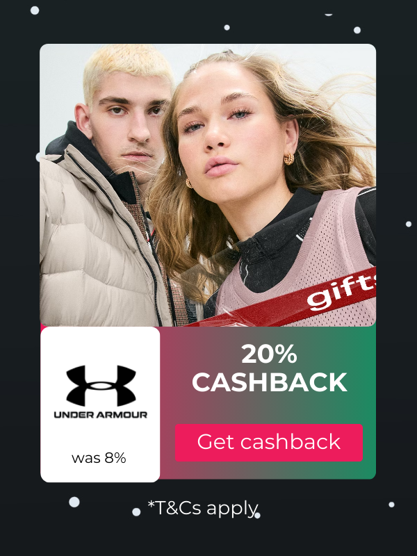 Under Armour cashback at TopCashback Australia