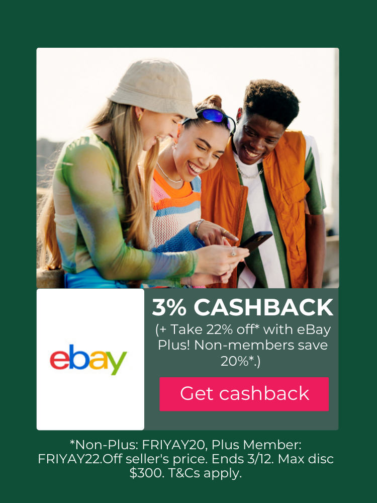 eBay cashback at TopCashback Australia